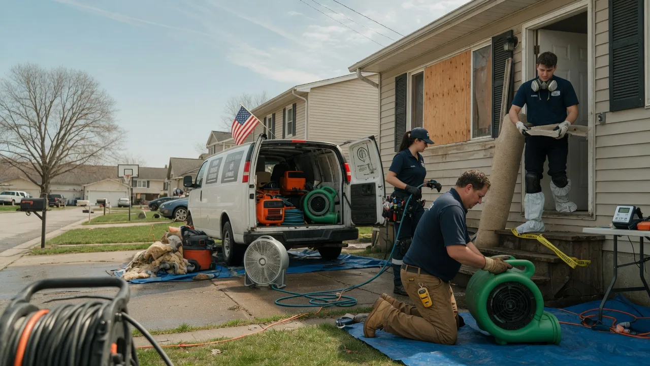 Water Damage Restoration in Edwardsville, KS near me
